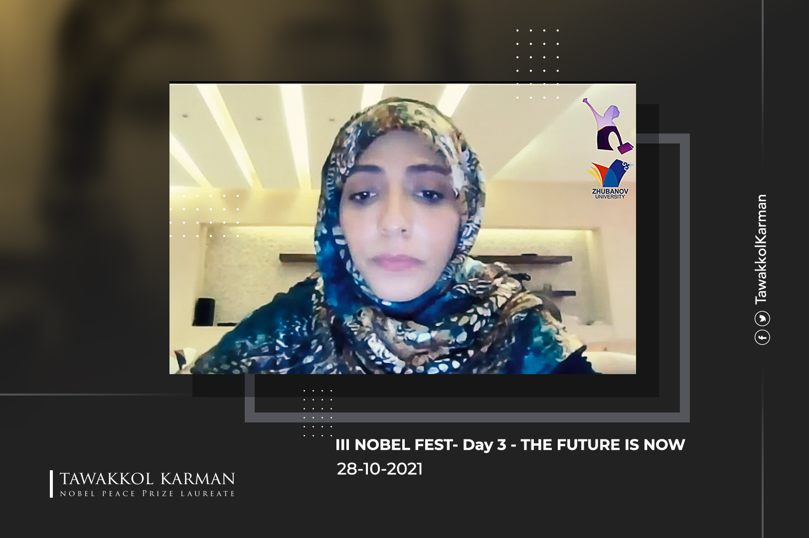 Tawakkol Karman Speech III NOBEL FEST